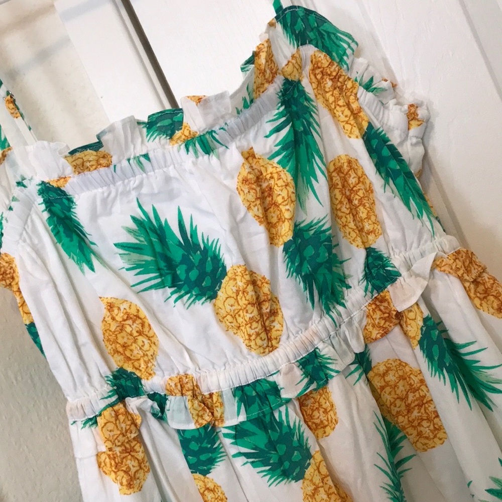 JCREW Pineapple Dress 🍍 💛💚SZ 6